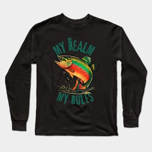 Fishing with norm, fish realm Long Sleeve T-Shirt